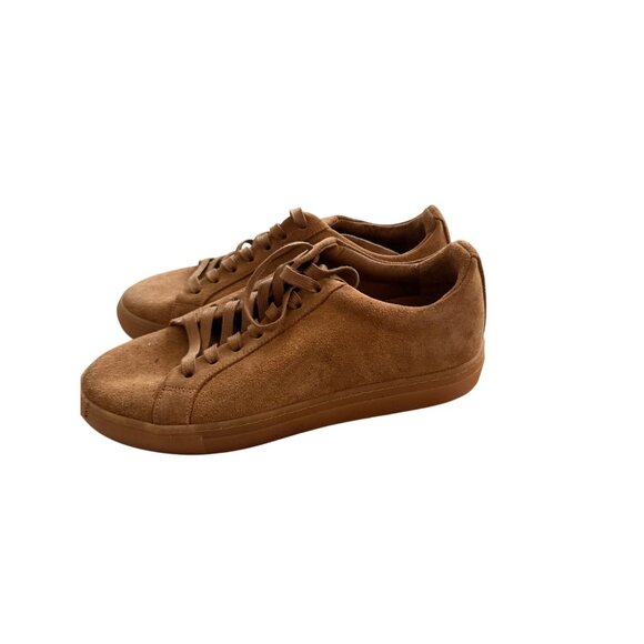 THURSDAY Women's Everyday Tan Suede Lace Up Sneakers Size 7 - Picture 7 of 10